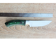 Нож Хантер шкуросъемный из ХВ5, накладки из черно-зеленой микарта