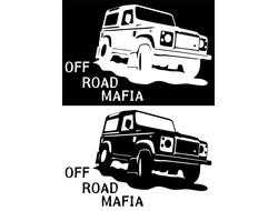 Наклейка Off Road Mafia