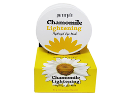 Патчи для глаз с экстрактом ромашки Chamomile Lightening Hydrogel Eye Mask Petitfee 60шт