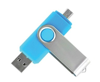 Флэш-карта с двойным разъемом  USB и Micro USB