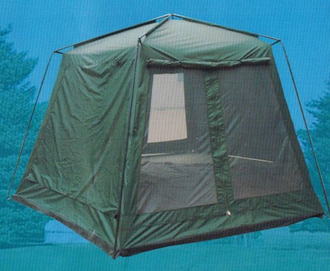 Шатер палатка с сеткой и тентом 4.3x4.3x2.3м