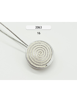 Арт. 2063, магнит для штор декоративный, железный тросик