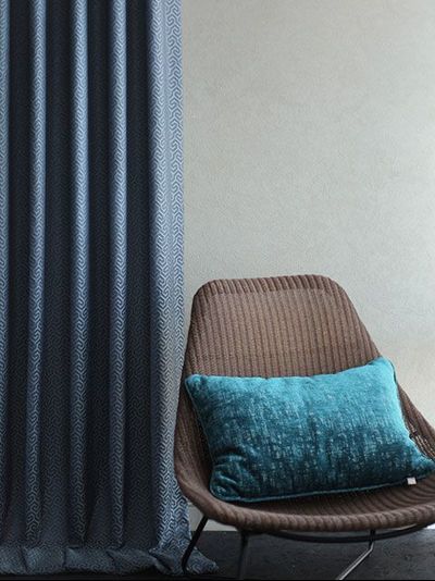 London, ткань портьерная с тисненой текстурой