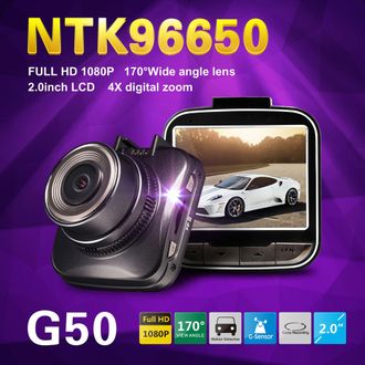Dome G50 Novatek 96650 G50 Full HD 1080P Мини-автомобильный видеорегистратор DVR G-Sensor
