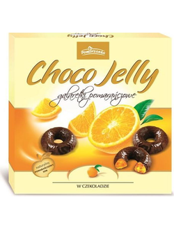 Апельсиновое желе Choco Jelly, желе в шоколаде, сладкий подарок, конфеты