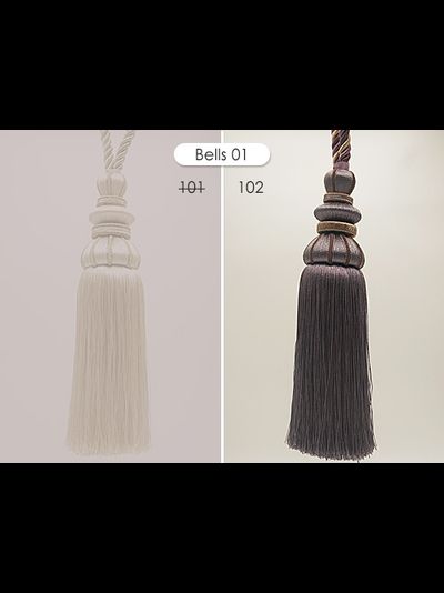 Bells 01, серия Delisious Decor, 80 см. Классические подхваты для штор