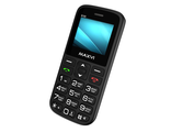 4620039114132  Сотовый телефон  MAXVI B100 BLACK, 600mAh,  2 SIM,  Bluetooth, Micro USB, 128х160