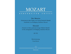 Händel. Der Messias Klavierauszug Mozart, W.A. bearb.