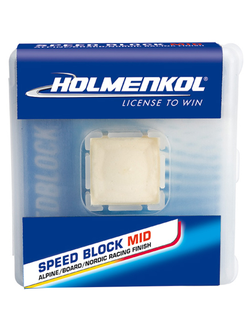 СПРЕССОВАННЫЙ ГОНОЧНЫЙ ПОРОШОК HOLMENKOL SPEEDBLOCK MID на старый и сухой снег -2 -10°С 24353