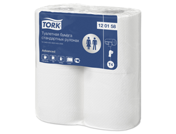 120158 Tork Advanced туалетная бумага в стандартных рулонах T4 белая