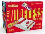 Игровая приставка Retro Genesis 8 Bit Wireless Plus + 300 игр (модель: C-56A, Серия: C-50, AV кабель, 2 беспроводных аккумуляторных джойстика)