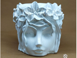 Дизайнерский вазон "Богиня Флора". Белый