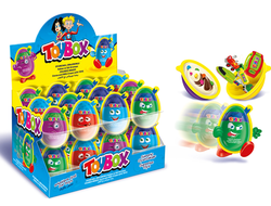 TOYBOX MAX EGG Яйцо (игрушка, драже, паста с какао и шоколадом) для мальчиков 20гр (24)