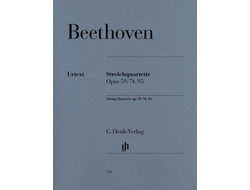 Beethoven: String Quartets op. 59, 74, 95