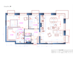 Изготовление планировки помещения с расстановкой мебели в программе AUTOCAD, перепланировка помещения.