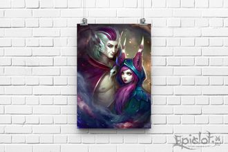 Постер Шая и Рэйкан (Xayah и Rakan)