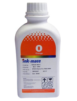 Чернила оранжевые Ink-Mate для Epson Stylus Pro 4900, 7900, 9900, WT7900, SureColor SC-P7000, SC-P9000, SC-P5000, 500 мл.