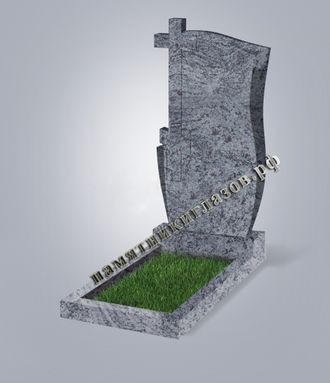 Гранит голубой №74 Крест 1100х600х70