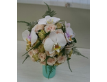 Букет невесты - Розы и орхидеи