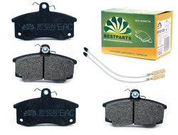 Колодки тормозные 2110-12 1118 2170 Priora 2190 Granta передние BESTPARTS элект.датчиком  BP001303