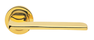 Дверные ручки Morelli Luxury "ROCK" OTL Цвет - Золото Дверные ручки Morelli Luxury "ROCK" OTL Цвет - Золото