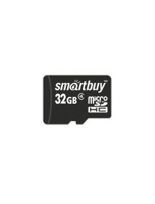 Карта памяти 32GB SmartBuy SB32GBSDCL4-00 micro SDHC class 4 (без адаптера)