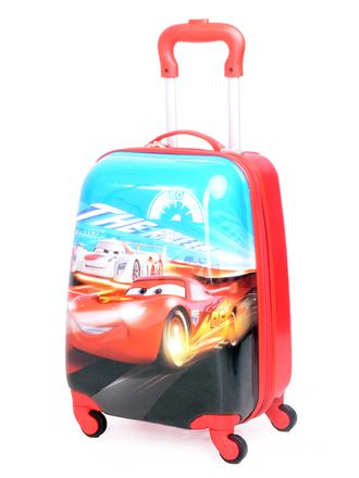 Детский чемодан на 4 колесах - Тачки МакВин / The Cars McQueen «Disney» - красный