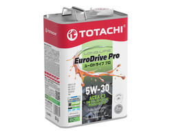 Синтетическое моторное масло TOTACHI EURODRIVE PRO LL Fully Synthetic 5W-30 API SN, ACEA C3 4л