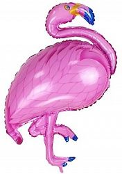 Шар (41&quot;/105*51 см) Фигура, Фламинго,  Розовый, 1 шт.