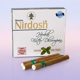 Аюрведические сигареты "Nirdosh" без никотина, 20 штук в пачке