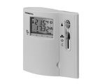 Простой электронный комнатный термостат с 7-дневной программой и ЖК дисплеем SIEMENS, 474 RDE10.1