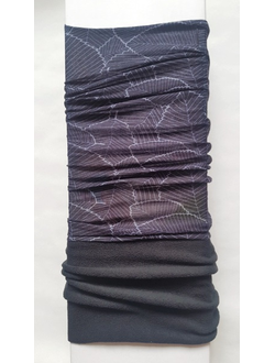 Шарф-труба с флисом Black leaf