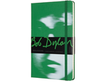 Блокнот Moleskine Bob Dylan (в линейку) large, зеленый