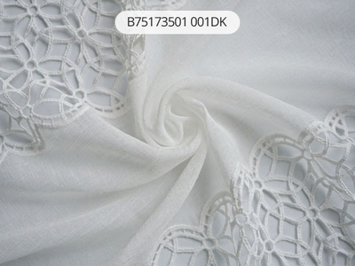 Арт. B75173501. Вуалевая ткань с ришелье для легких штор