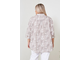 Женская одежда - Женская Рубашка-туника  прямого силуэта из хлопка арт. 1059 (цвет сиреневый) Размеры 60-76