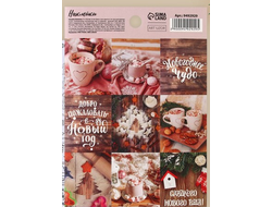 Наклейки бумажные «Новогоднее чудо»,  c раскраской, 11 ? 15,5 см