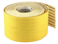 Шлифовальная бумага PLEXPART в рулоне 115ммx50м Yellow электрокорунд желтый