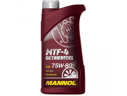 Масло трансмиссионное MANNOL MTF-4 Getriebeoel 75W-80 GL-4 синтетическое 1 л.