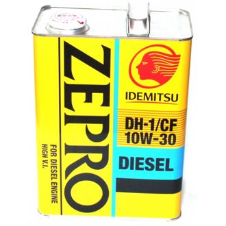 Масло моторное IDEMITSU ZEPRO DIESEL 10W30 полусинтетическое 4 л.