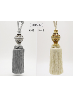 Арт. 2015-37 NEW. Кисточка со стразами для штор, 80 см