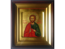 Роман Самосатский, святой мученик. Рукописная икона. 17,5х21см.