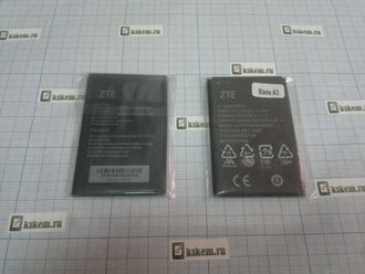 Аккумулятор (АКБ) для ZTE Blade A3, LI3714T42P3H765039, 1400mAh
