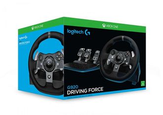 XBox One Руль с педалями Logitech G920 Driving Force