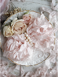 Шебби лента Королевский розовый в интернет магазине "Страна лент"