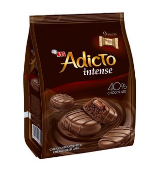 Кекс &quot;Адикто Интенс&quot; (Adicto Intense), 40% шоколада, 144 гр., Eti, Турция