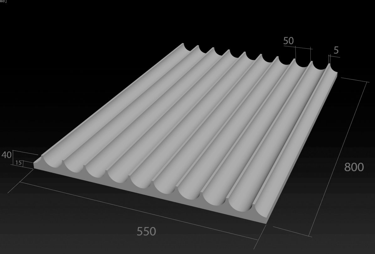 Изготовление и монтаж 3D панелей индивидуального дизайна. Проект дизайн-студии "NIDO Interiors".