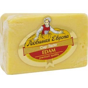 Сыр Эдам 45% 200гр Любимая Европа
