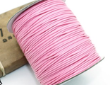 Вощеный шнур розовый диаметр 1,2 мм