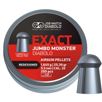 Пули JSB Diabolo EXACT MONSTER REDESIGNED cal. 22 (5.52 мм) 1.645 гр. (200 шт.)