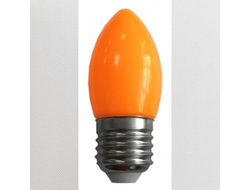 Ecola свеча E27 2W Оранжевый матов. 82x37 C7TY20ELY